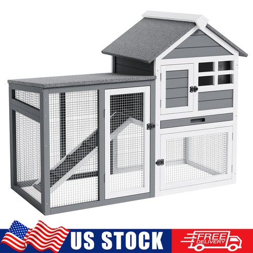 Tier large chicken coop - 2-tier,