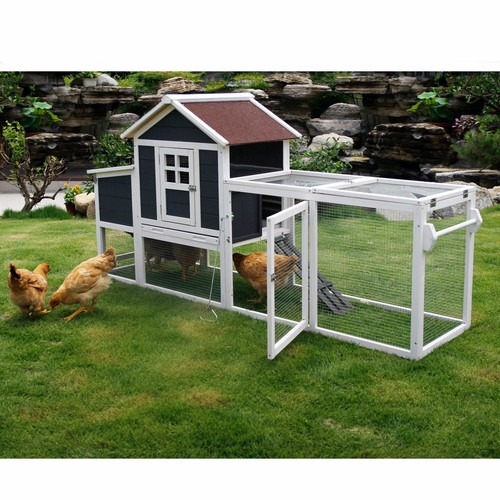 Mobile chicken coop - mobile, w/2