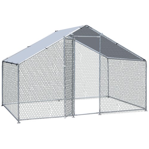 10x6 5ft walk metal - 10x6.5ft, chicken