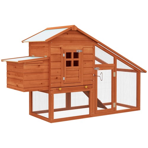 Pawhut wooden chicken - pawhut, coop