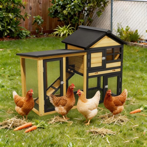 Backyard wooden tier - wooden, chicken