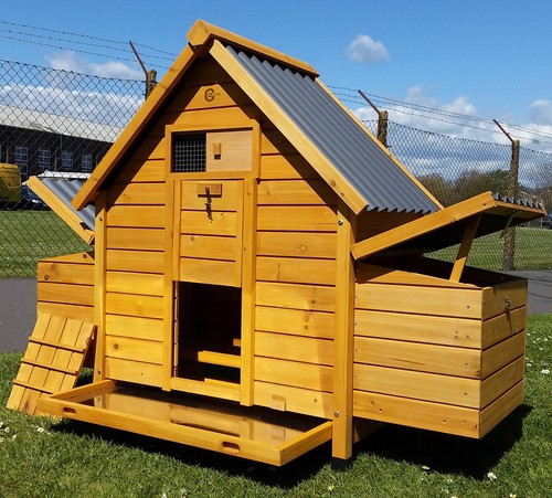 Chicken coop run - run, house