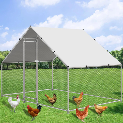 Large metal chicken coop - metal,