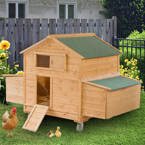 Wooden chicken coop hen - hen, house