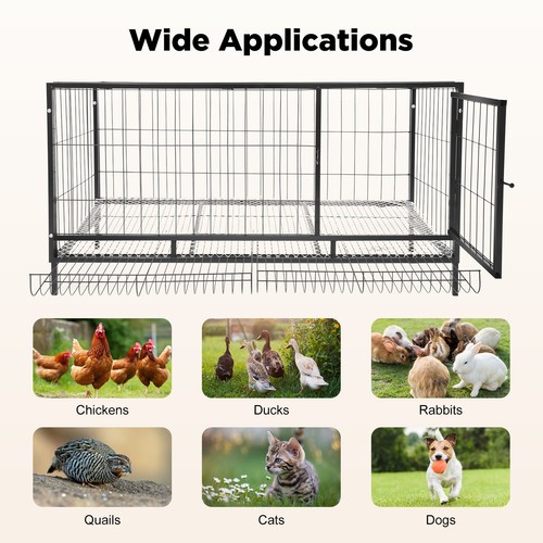 Large chicken coop metal - metal, hen