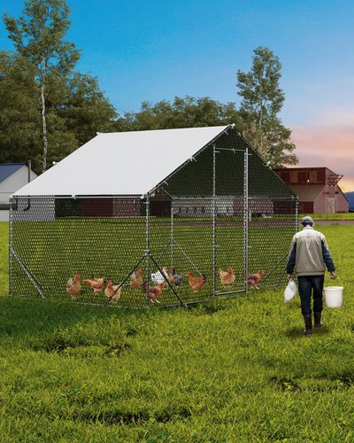 Metal chicken coop - coop, heavy-duty