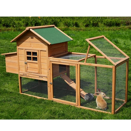Wooden chicken coop - wooden,