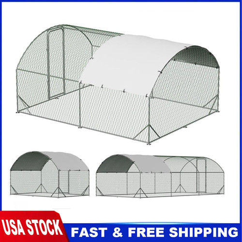 Large metal chicken coop - metal,