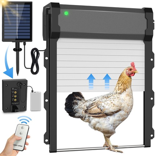 Solar powered chicken coop - powered,
