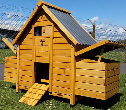 Chicken coop run hen house - run,