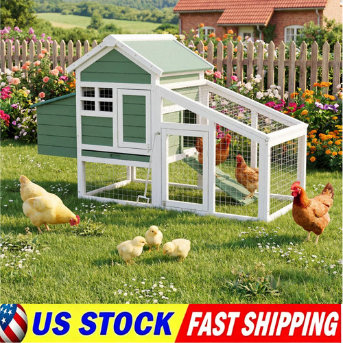 Chicken coop outdoor - chicken, wooden