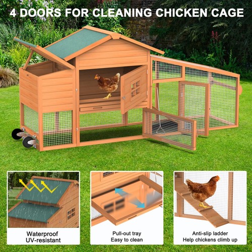Outdoor portable chicken coop - outdoor,