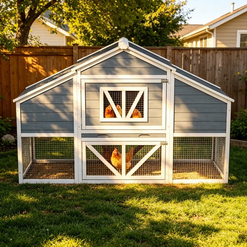 Weatherproof chicken coop and - weatherproof,