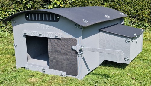 Recycled plastic chicken coop - chicken,