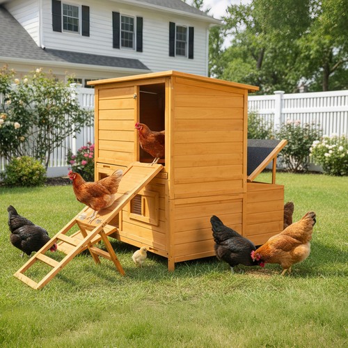 Chicken coop double house - coop, double-house
