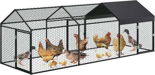Large walk metal chicken - metal,