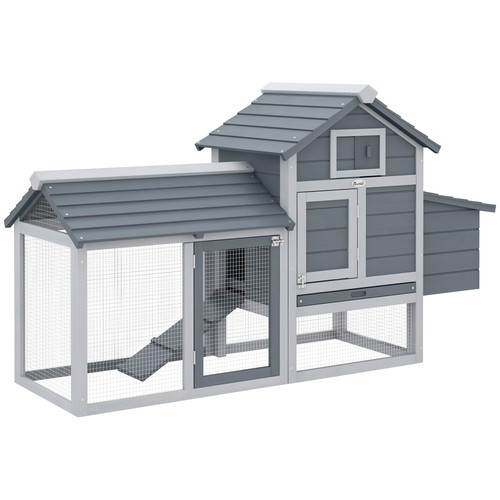 Pawhut chicken coop hen cage - chicken,