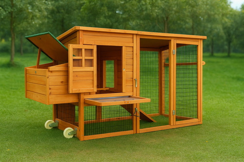 Country lodge chicken coop - chicken, &