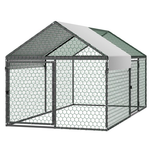 Uimoso metal chicken coop - metal,