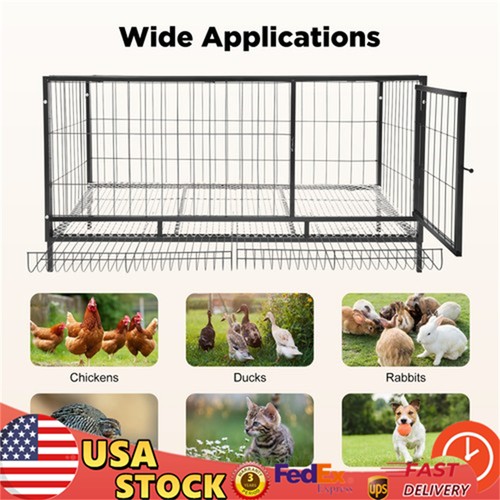 Large chicken coop - large, metal