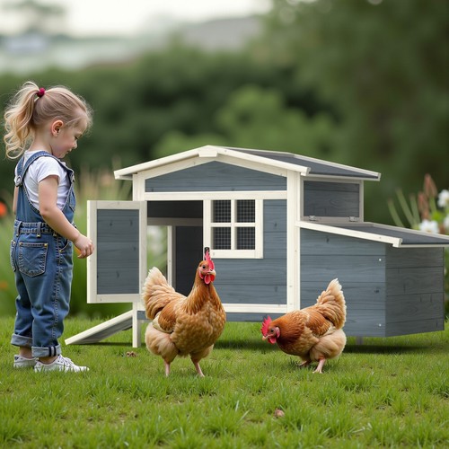 Outdoor chicken coop rabbit - outdoor,
