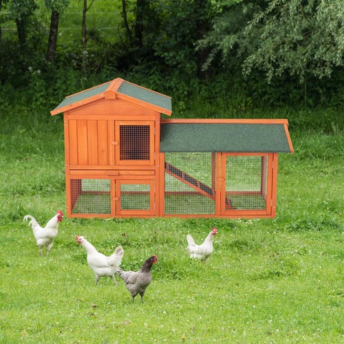 Wooden chicken coop - wooden,